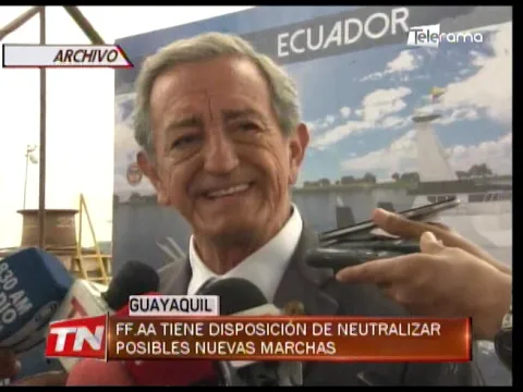 FF.AA. tiene disposición de neutralizar posibles nuevas marchas