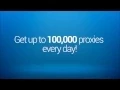 Biggest Proxy List - 100 000 New Proxies EVERY DAY