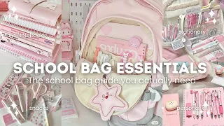Things to keep in your School Bag Back to School 2025