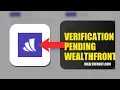How To Fix Verification Pending On Wealthfront 2026 QUICK FIX