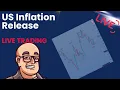 Live Trading US Inflation Data Release