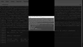 Testing java maven failsafe jbehave junit5 sieve segment cli