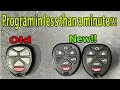 2007-2012 Chevy Suburban Tahoe Traverse GMC Yukon Cadillac Escalade Key Fob Programming