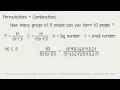 ACT Math - Permutations and Combinations