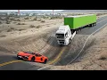 Lagu Cars vs Giant Dip Challenge #6 in BeamNG Drive!