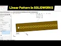 Linear Pattern in SOLIDWORKS Robo CAD