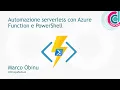 Serverless automation con PowerShell Azure Function - DevOps Heroes 2019
