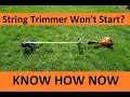 Echo SRM 225 String Trimmer Won t Start - Flooded