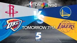 NBA on NBC starts this season and WRAL is your local sports home