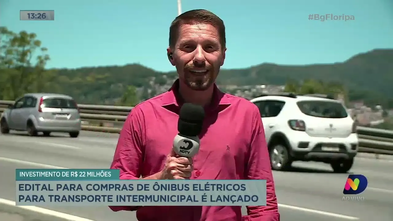 É lançado edital para a compra de ônibus elétricos destinados ao transporte intermunicipal de SC