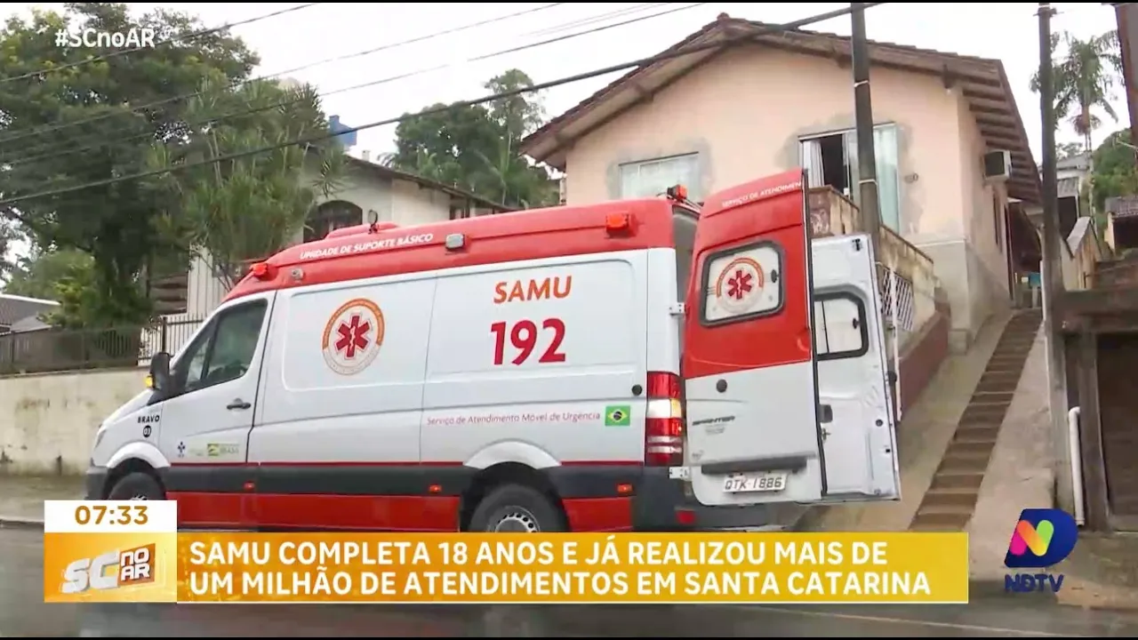 18 anos de Samu em Santa Catarina: Chapecó marca o início do serviço no Estado