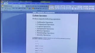 Python Operators Part3 tamil Python Membership and Identity operators tamil Python Lecture7
