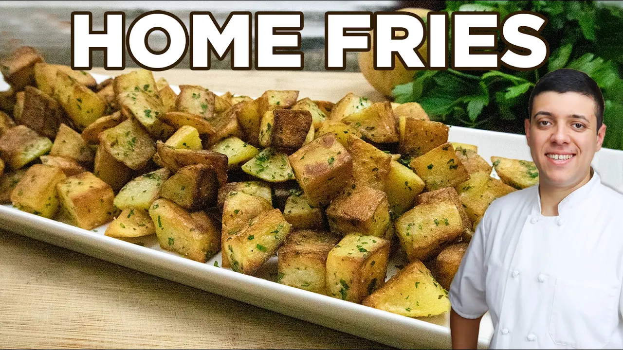 Absolutely Delicious Home Fries Recipe   Perfect Side Dish for a Crowd by Lounging with Lenny