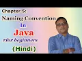 Chapter 5 Naming Convention In Java Hindi