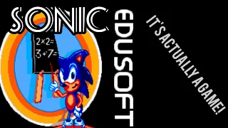 It S Actually A Game Sonic Edusoft Prototype 