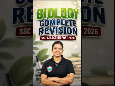 SSC Selection Post 2026 Biology Revision | Top Questions