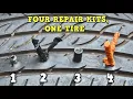 Four Repair Kits One Tire
