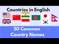 50 Country Names in English Easy Everyday English