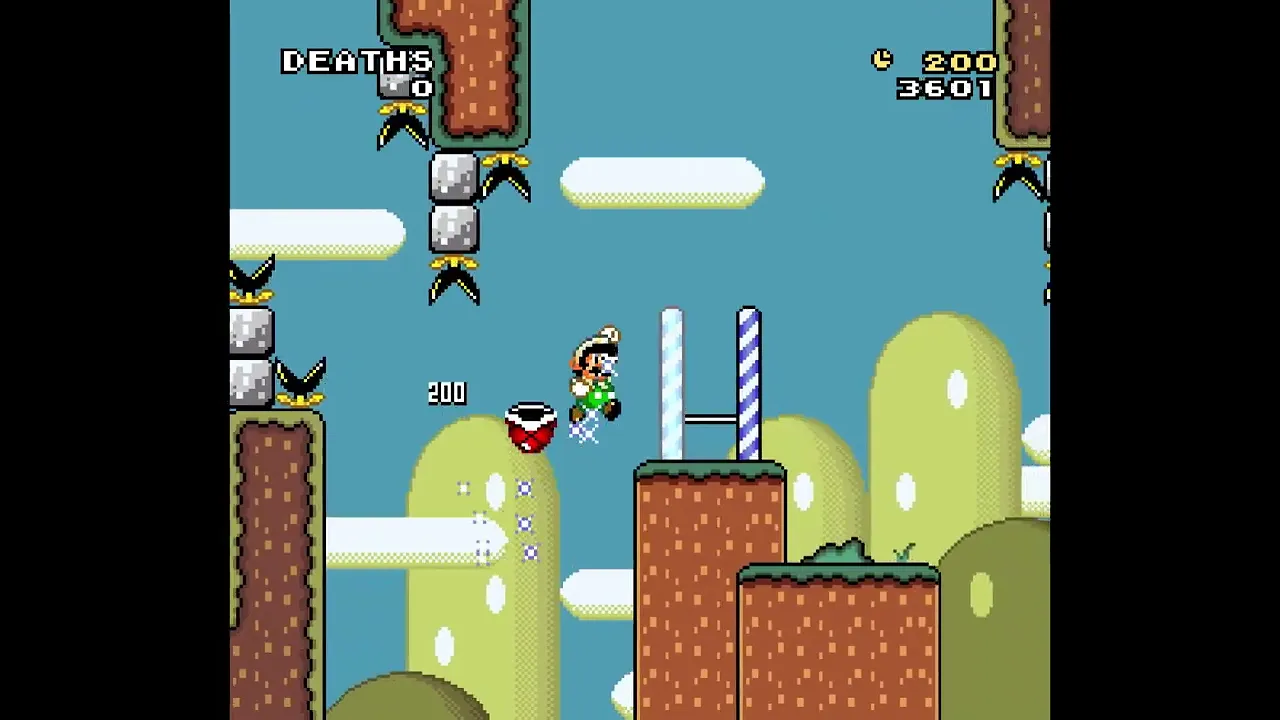 Akogare Mario World God Mode (Super Mario World Hack)