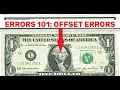 Offset Printing or Offset Transfer Error Banknotes - Value and Information