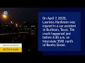 Lauresia Hardiman Injured in Accident on I-35W near Renfro St in Burleson
