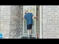 Install Andersen 3000 Series Door Model H3SEL36SA from Home Depot