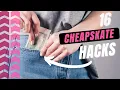 CHEAPSKATE HACKS to SAVE MONEY Frugal Living