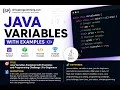 Java Variables Understanding Data Storage