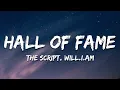 The Script - Hall Of Fame (Lyrics) ft. will.i.am