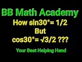 How Sin30 Cos30 Prove BB Math Academy Job Math Preparation Academic