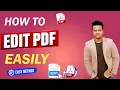 How to Edit a PDF in a Simple Way Quick Beginner Guide with Easy Free PDF Tools