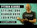 Style The Login Page With Bootstrap - Django Blog