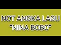 Download Lagu NOT ANGKA LAGU NINA BOBO
