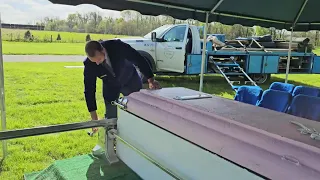 How a Burial Vault is Sealed and Lowered
