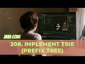 208 Implement Trie Prefix Tree LeetCode Solution Java Detailed Explanation