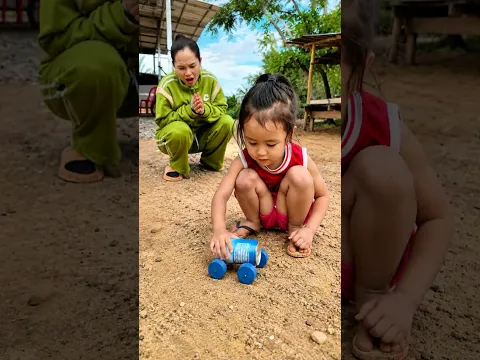 Survival Skills: SMART idea baby Make your own toy car #bushcraft #camping #outdoors #survival