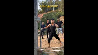 The steel pipe is too short, thick and hard. #Promote the Spirit of Excellence in Martial Arts