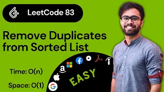 LeetCode 83 Remove Duplicates from Sorted List
