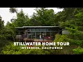 Mid-Century Modern Prefab Home Overlooking Lake in California Forest