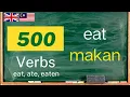 Download Lagu Belajar Kata Kerja Bahasa Inggeris | Learn Malay Vocabulary | 500 Common Verbs in English-Malay