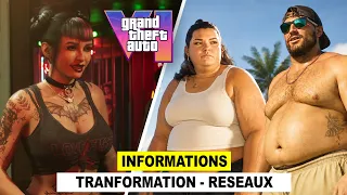 GTA 6 : TRANSFORMATION PHYSIQUE, PNJ ULTRA-RÉALISTES, RÉSEAUX SOCIAUX, 600 000 ANIMATIONS !