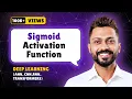 Sigmoid Activation function Artificial Neural Network