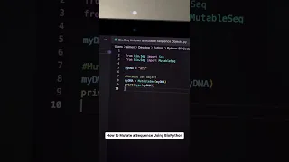 How to Mutate a Sequence Using BioPython