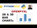 Python Openpyxl How to Create Bar Chart Python Automate Excel Bar Chart Openpyxl 3D Bar Char
