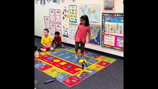 Our little astronauts enjoyed launching rocket ships in TLE space station