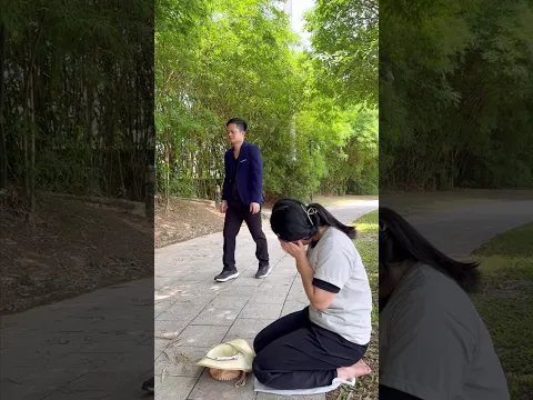 She Was Begging for Food… But He Took It Back #kindness