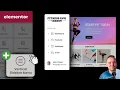 Elementor - Vertical Header with Sidebar Menu