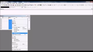 QtiPlot Intro 2 columns rows data entering numbers