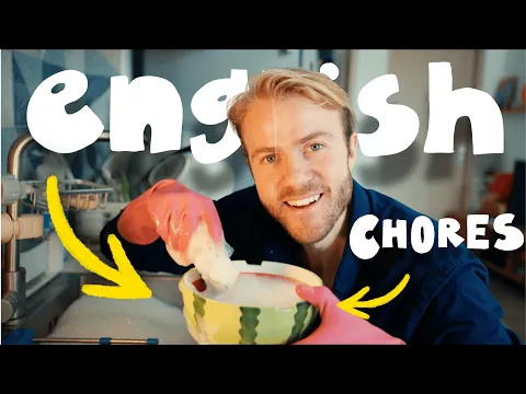 Learn English while I clean my house | Comprehensible Input