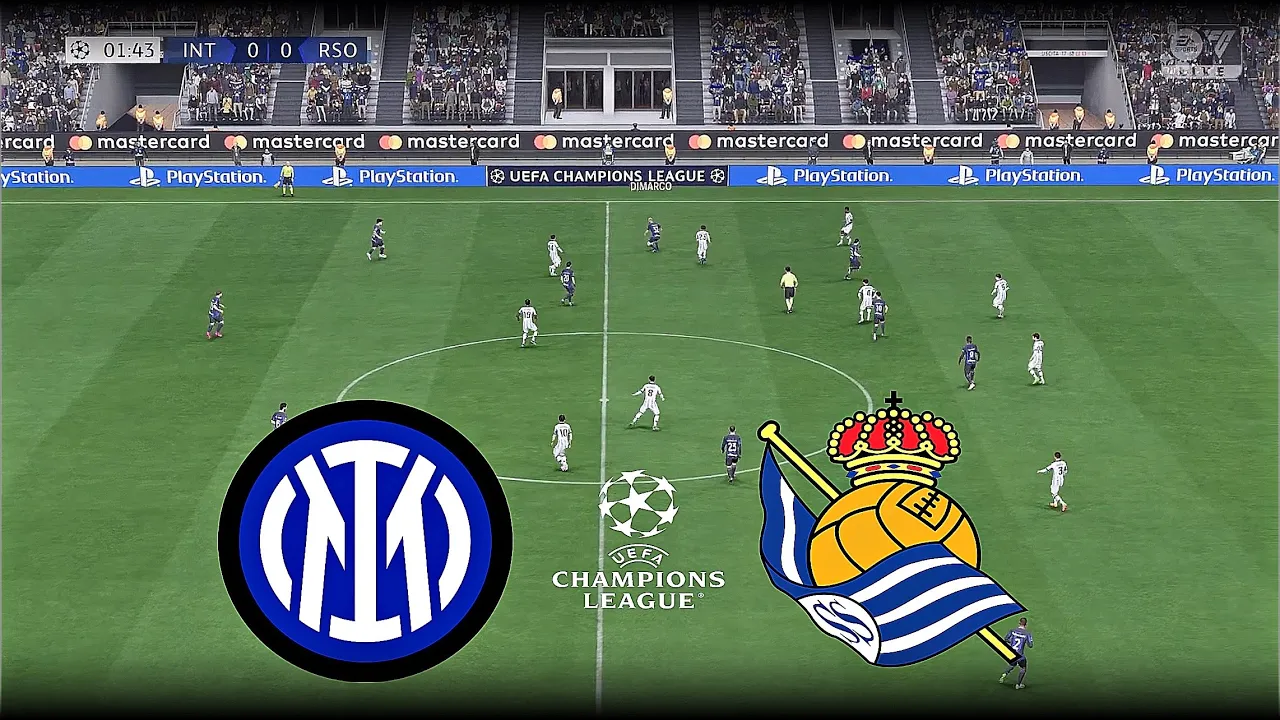 INTER MILAN vs REAL SOCIEDAD / UEFA CHAMPIONS ...